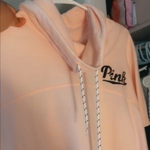 Pink Cowl Neck Sweater